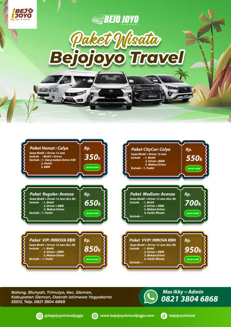 10. Brosur harga Wisata Bejojoyo 2